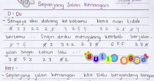 C dm walau diriku kini telah berdua g c dirimu pun tiada berbeda c c7 f fm. Sepanjang Jalan Kenangan Lirik Chord