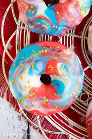 36 plain donuts chocolate frosting vanilla frosting star sprinkles red, white, and blue sprinkles oreos $38.95 38.95 usd unavailable. Patriotic Glazed Funfetti Donuts Inside Brucrew Life