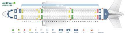 Seat Map And Seating Chart Airbus A321 200 Aer Lingus Seating Plan Airbus Iberia