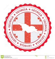 Flaga gruzji, która może być wyświetlana jako litery * ge * na niektórych platformach. Gruzja Flaga W Rocznik Pieczatce I Mapa Ilustracja Wektor Ilustracja Zlozonej Z Przygoda Georgians 93104888