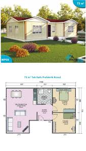 On the first floor your friend has a living room. Mp9 73m2 2 Bedrooms 1 Bathroom Combined Lounge Kitchen Entrance Hall 6m2 Bedroom 1 14m2 Bedroom 2 My House Plans Model House Plan Small House Design Plans