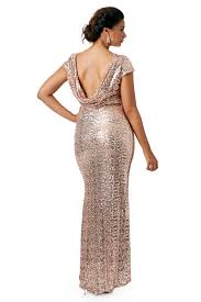 Badgley Mischka Shimmering Blush Gown Cheap Evening Dresses Blush Gown Evening Dresses Plus Size