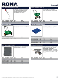 Rona Building Maintenance Catalogue Volume 1