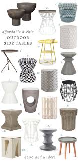 Affordable Outdoor Side Tables For Your Deck Or Patio Jojotastic Outdoor Side Tables Side Table Decor Bedroom Side Table Decor Living Room