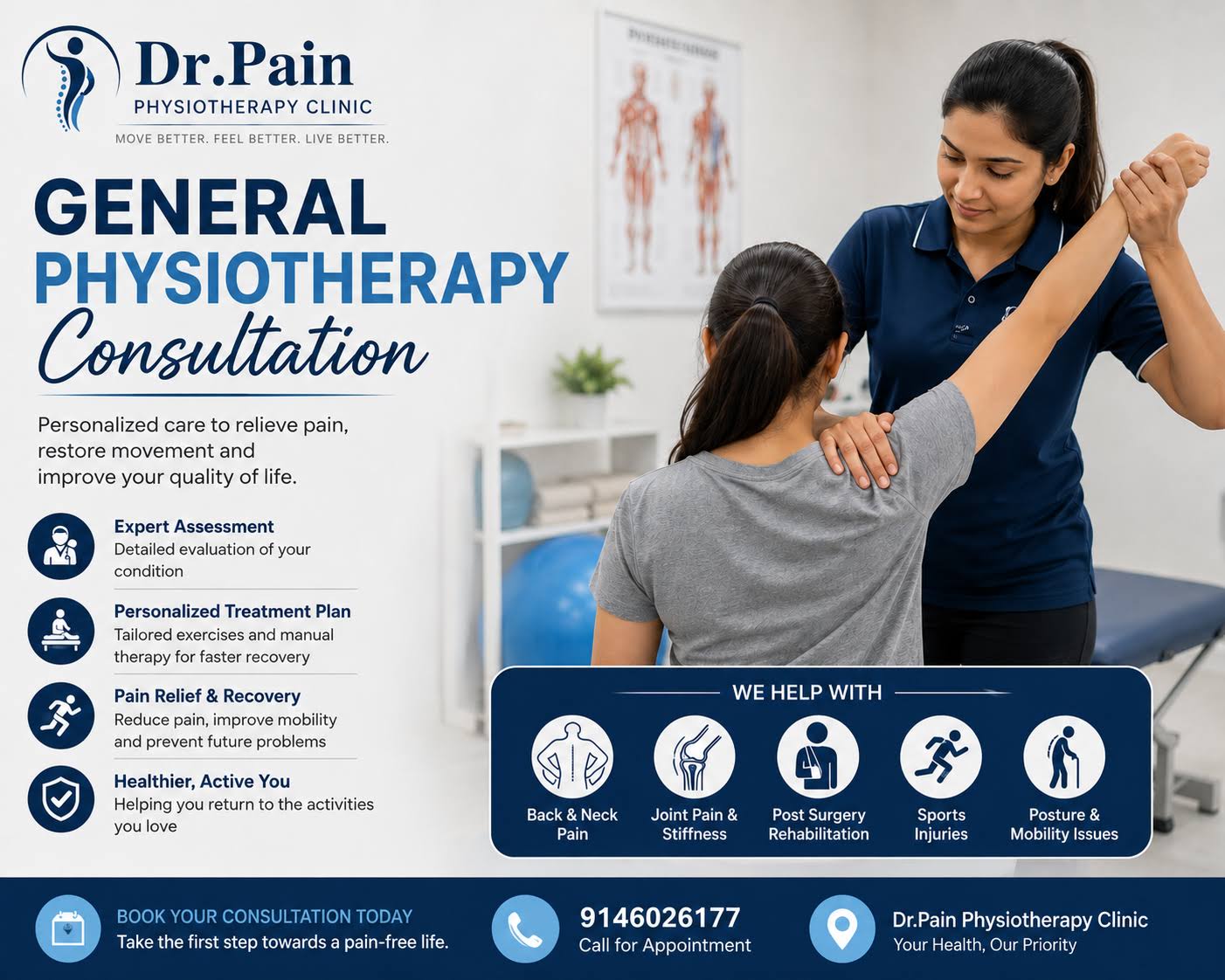 General Physiotherapy Consultation product image