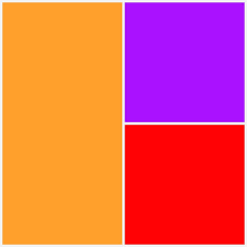 Color Trio Red Purple Orange El Color Rojo Paletas Rojo