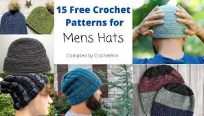Free knitting pattern for a simple easy too knit beanie style knitted hat. 15 Mens Crochet Hat And Beanie Patterns All Free Crochetkim