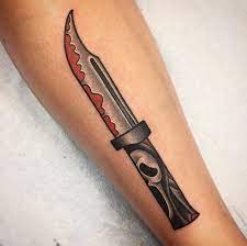 My Scream Tattoo Movie Tattoos Tattoos Knife Tattoo