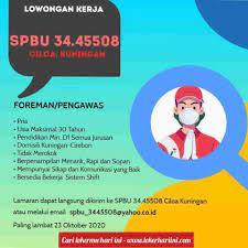 Sekarang mobil makin canggih yang membuat tenaga mekanik menjadi tak terlalu diperlukan. Lowongan Lowongan Kerja Spbu Pertamina Kuningan 2021