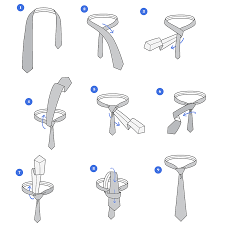 This knot is smaller and therefore more casual, but still appropriate for formal events like work or weddings. Half Windsor Knot Supportive Guru