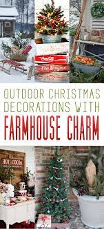 Outdoor Christmas Decorations With Farmhouse Charm The Cottage Market Outdoor Christmas Decorations Outdoor Christmas Christmas Decorations