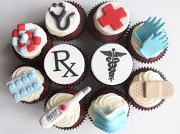 Doctor Themed Cupcakes Nursing Cake Graduation Cakes Themed Cupcakes