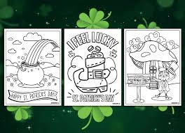 When you think of st. 6 Printable Whimsical St Patrick S Day Coloring Pages For Kids