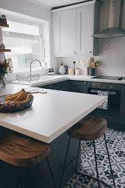 Two tone kitchen cabinets grey walls review, two. My Two Tone Grey Kitchen Reveal Rustic Kitchen Kitchen Layout Kitchen Remodel