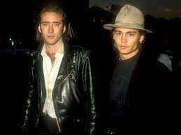 Nicolas kim coppola (born january 7, 1964), known professionally as nicolas cage, is an american actor and filmmaker. Tbt That Time Nicolas Cage And Johnny Depp Were Stylish Young Bucks Gq