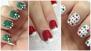 Red, white and gold christmas nails. Diy Cute Easy Christmas Nail Polish Designs For Beginners 15 The Ultimate Guide 2 Youtube