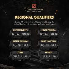 Each region will have one slot to the world. Regional Qualifiers Is The Last Hope For These Teams To Make It To Ti10 One Esports One Esports