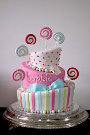 The Cake Is Homemade Decorated With Happy Birthday Sophie Sophie S Sweet Candy Themed Bat Mitzvah Cake Candy Theme Cake Candyland Cake Baby Girl Birthday Cake
