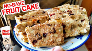 Add them to your christmas cookie list. No Bake Holiday Fruit Cake Recipe Youtube
