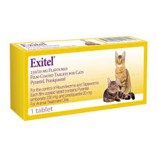 Exitel Plus Flavoured Worming Tablet For Cats