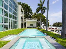 Lil Wayne S Miami Party Pad Has A Pool Full Of Sharks Miami Beach House Luxury Swimming Pools Celebrity Houses