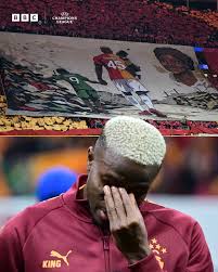 BBC - Victor Osimhen was brought to tears by the Galatasaray fans' tifo in  tribute to his late mother before their game against Liverpool ❤️ | Facebook