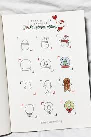 Easy christmas things to draw bigtimeoffers co. Best Bullet Journal Christmas Doodle Ideas For 2020 Crazy Laura