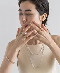 PAS TIERRA【Ray】 プラチナキヘイチェーンピンキーリング 美品「Ray」 K18キヘイチェーンリング PAS