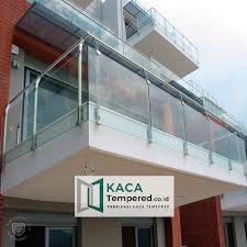 Tergantung pada model yang kita butuh kan. Kaca Tempered Harga Murah Railing Tangga Kaca Palembang
