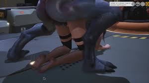 Big and brutal monster licks wet vagina of young slim girl