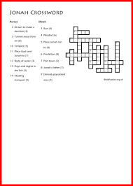 Just enter a list of words with hints that give clues for each word. Bible Crossword Puzzle Jonah Biblepuzzles Com