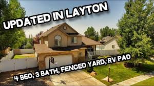 4 Bed 3 Bath Layton Utah Home For Sale With Fully Fenced Yard Rv Pad All Of These Updates For Only How Much Welco With Images Utah Homes For Sale