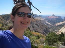 I met Amber through a meet up group called MICHOM. She was likely the one  to volunteer to set up the group photo at the end of a hike. The camera  timer