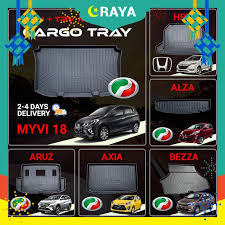 Myvi windscreen malaysia price, harga; Buy Tpu Tpv Leather Spacious Car Cargo Tray For Perodua Myvi Aruz Axia Bezza Alza Honda Hrv Seetracker Malaysia