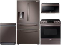Stay away from their fridges. Samsung 4 Piece Kitchen Package With Rf28r7201dt 36 Inch Smart French Door Refrigerator Ne63t8511st 30 Inch Slide In Electric Range Me21r706bat 30 Inch Over The Range Microwave And Dw80r9950ut 24 Inch Smart Built