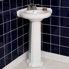 Gaston Corner Porcelain Pedestal Sink Corner Pedestal Sink Pedestal Sink Bathroom Corner Sink Bathroom