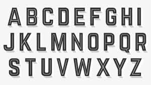 The english alphabet consists of 26 letters: Retro Alphabet Letters Abc Alphabetically Letter Abc Alphabet Full Hd Hd Png Download Transparent Png Image Pngitem