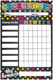 Write Wipe Magnetic Chart Neon Chalk Chore Chart