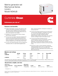 Onan 7500 quiet diesel generator wiring diagram. Marine Generator Set Mechanical Series 5 5 6 5 Model Mdkub Manualzz