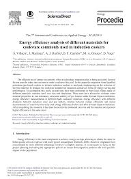 Check spelling or type a new query. Pdf Energy Efficiency Analysis Of Different Materials For Cookware Commonly Used In Induction Cookers