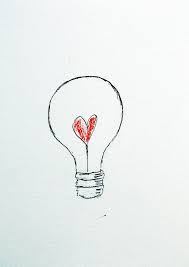 You can paint the bulb bright red or choose any other. Light Bulb Loveheart Light Bulb Art Light Bulb Drawing Art