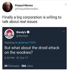 But What About The Droid Attack On The Wookiees Star Wars Humor Star Wars Memes New Star Wars