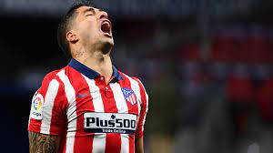 Suárez celebra con el Atleti - Sudamerica Futbol