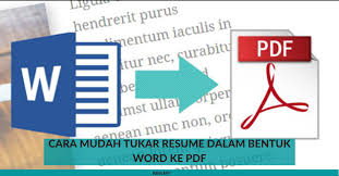 Mudah mengkonversi pdf ke word secara online & gratis dengan pdf2go. Tukar Word Ke Pdf Online