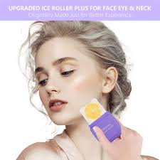 Mdforme Ice Roller for Face Eye and Neck with Makeup Sponge