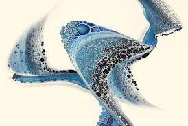Alchemy A Lovely Collection Of Flowing Fractal Paintings By Nancy Wood Ciel Bleu Media Acrylic Pouring Art Pouring Art Modern Art Abstract