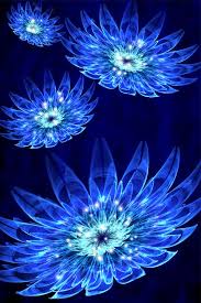 Maybe you would like to learn more about one of these? Abstract Blue Flowers Transparent Dark Blue Flowers Art Aesthetic Wallpaper Fractal Art