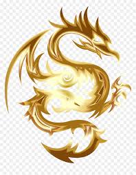 Manga for you, anytime, anywhere. Gold Tribal Dragon 56 No Background Clip Arts Golden Dragon No Background Hd Png Download Vhv