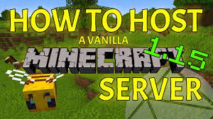 Ip address and port of premium servers. How To Make A Minecraft 1 15 Server Hosting A Vanilla Server Is Easy Youtube