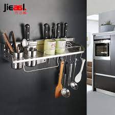 F# think things are after me, my catastrophe. Monolayer 304 Stainless Steel Kitchen Shelf Seasoning Rack Kitchen Wall Hanging Storage Turret Supplies Appliances Appliances Appliances Kitchenappliances Steel Aliexpress